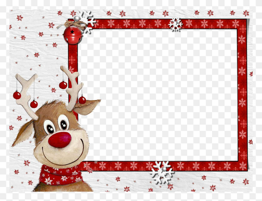 1024x768 Holiday Backgrounds Merry Christmas Elk, Snowman, Winter, Snow HD PNG Download