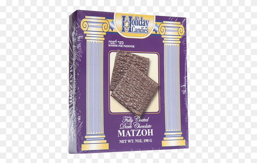 396x474 Holiday Candies Fully Coated Dark Chocolate Matzoh Holiday Chocolate Matzo, Advertisement, Poster, Bread HD PNG Download