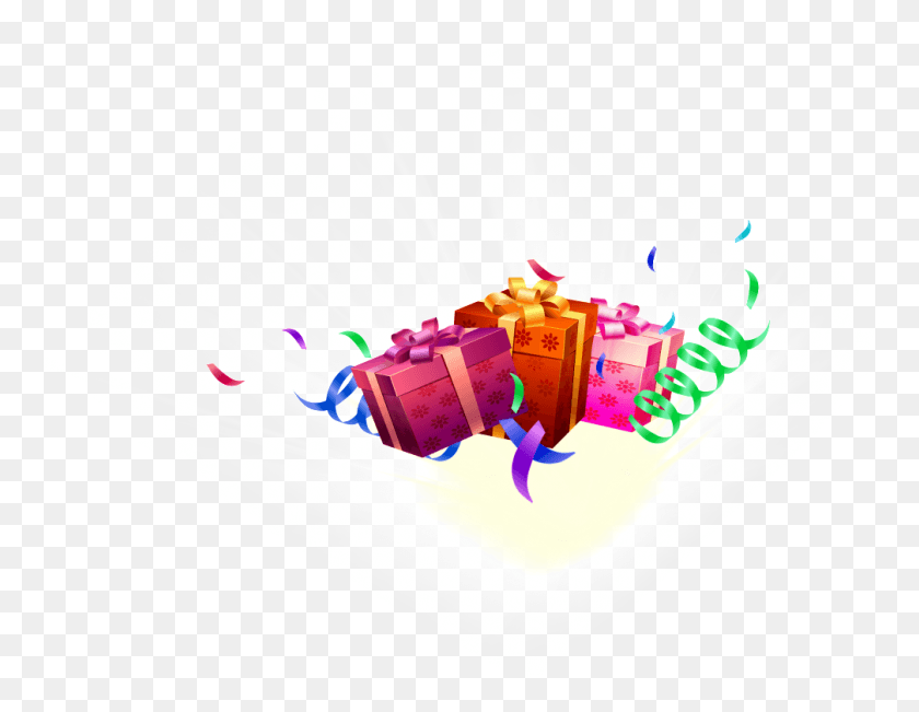 1007x764 Праздничная Подарочная Коробка Подарочная Коробка Иллюстрация, Торт Ко Дню Рождения, Торт, Десерт Hd Png Скачать