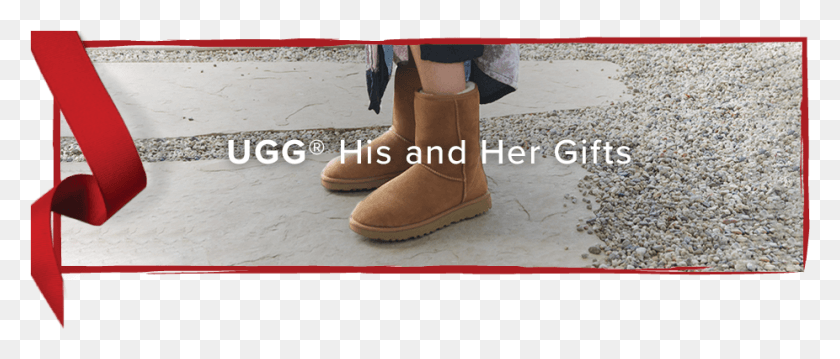 926x356 Holiday Gift Guide Ugg His And Her Gifts Snow Boot, Clothing, Apparel, Footwear Descargar Hd Png