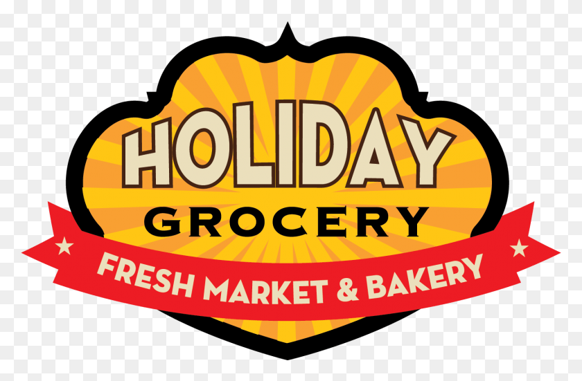 1436x904 Holiday Grocery Fresh Market And Cafe, Label, Text, Crowd Descargar Hd Png