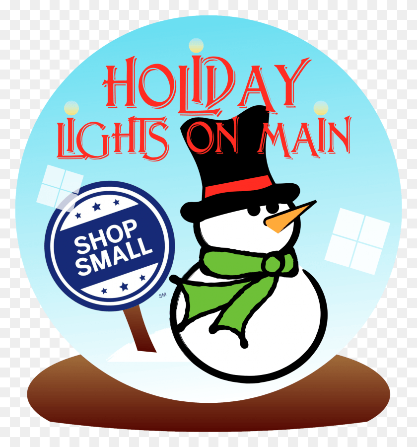 1573x1695 Holiday Lights On Main November 24 Small Business Saturday 2011, Advertisement, Poster, Flyer HD PNG Download