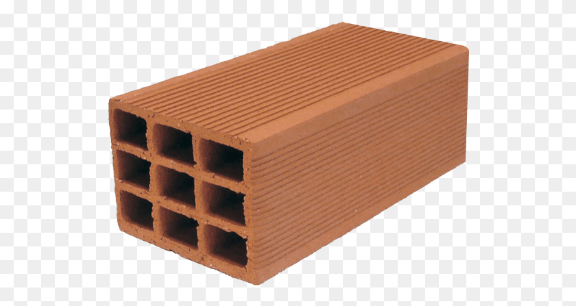 528x387 Hollow Brick Produced With Verds Machines Ladrillo Ceramico Del, Cardboard, Box, Carton HD PNG Download