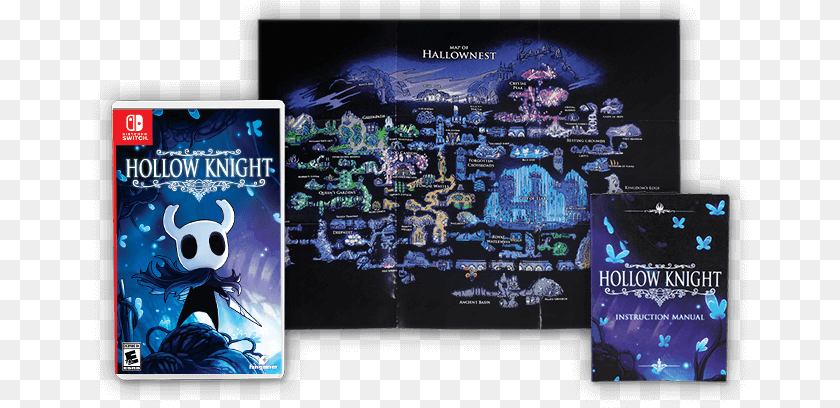 Hollow Knight Hallownest Map, Book, Publication, Advertisement, Poster Transparent PNG