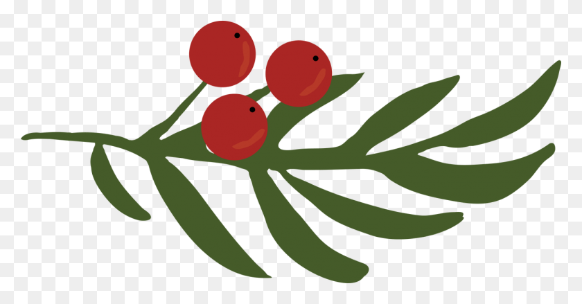 1280x622 Holly Berries, Plant, Leaf, Fruit HD PNG Download