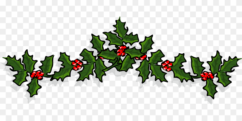 1920x960 Holly Leaf, Plant, Green, Pattern Clipart PNG