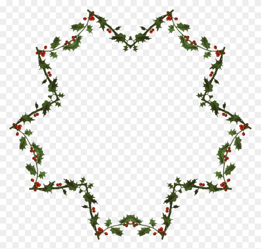 788x750 Holly Computer Icons Christmas Mistletoe Christmas Transparent Watercolour Christmas Wreath Transparent, Wreath, Graphics HD PNG Download