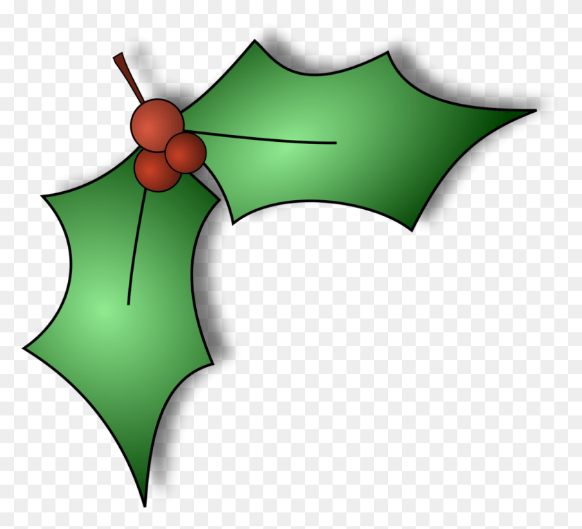 1078x973 Holly Right Christmas Holly Clip Art, Leaf, Plant, Symbol HD PNG Download