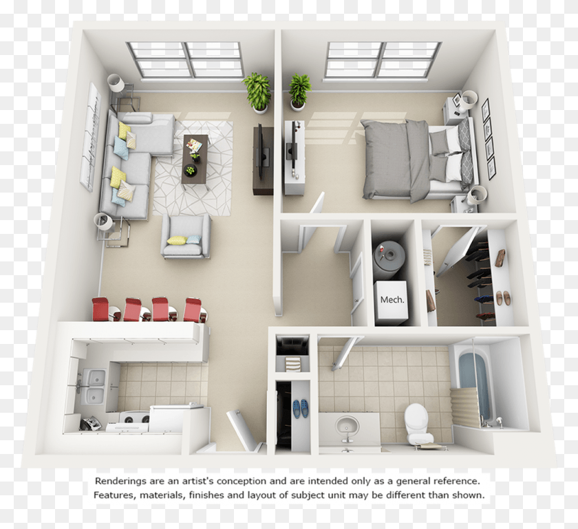 1000x910 Holly With Premium Finishes Floor Plan Ruckus Apartments Austin, Floor Plan, Diagram, Plot HD PNG Download