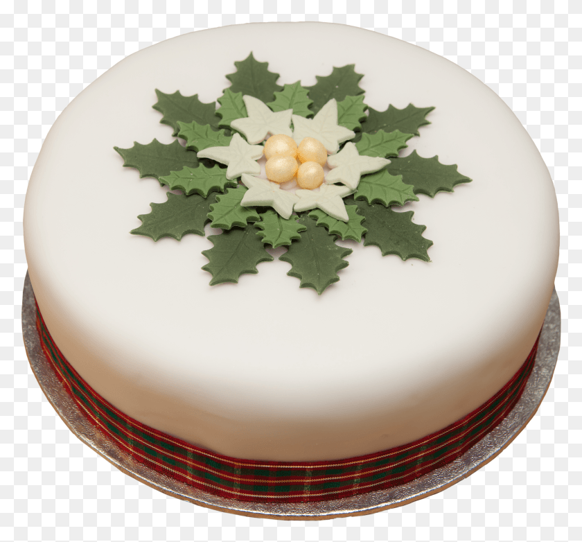 3168x2934 Holly Wreath 8inch Holly Wreath Christmas Cake HD PNG Download