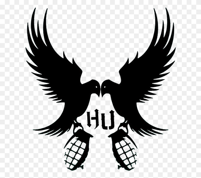 631x684 Hollywood Undead Image Hollywood Undead Logo, Symbol, Emblem, Eagle HD PNG Download