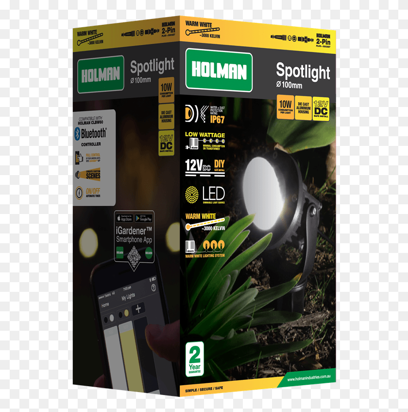 544x787 Holman 100mm 10w Warm White Spotlight Electronics, Vegetation, Plant, Mobile Phone HD PNG Download