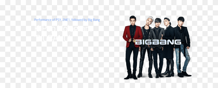 1281x461 Hologram Has Been Newly Added After Psy2ne1 Big Bang Is Back, Person, Clothing, Suit HD PNG Download
