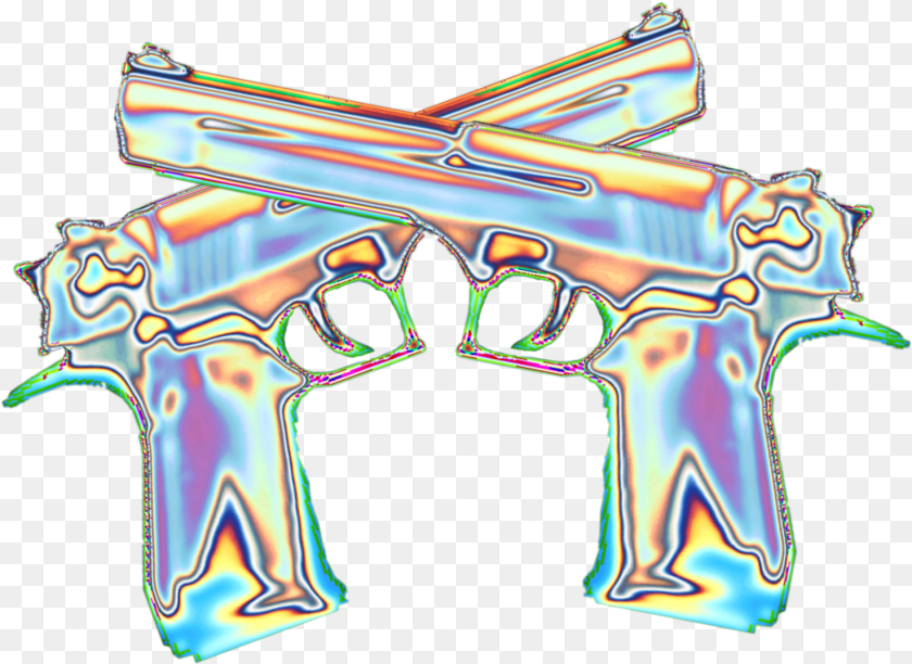 1473x1074 Holographic Gun Guns Hand Weapons Shoot Swag Dope Gun Barrel, Firearm, Weapon, Handgun Clipart PNG