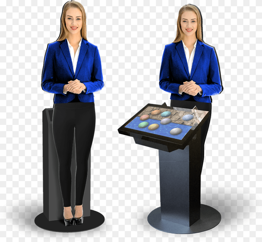 867x800 Holohost Is Your Virtual Booth Presenter Who Never Businessperson, Adult, Person, Female, Woman PNG