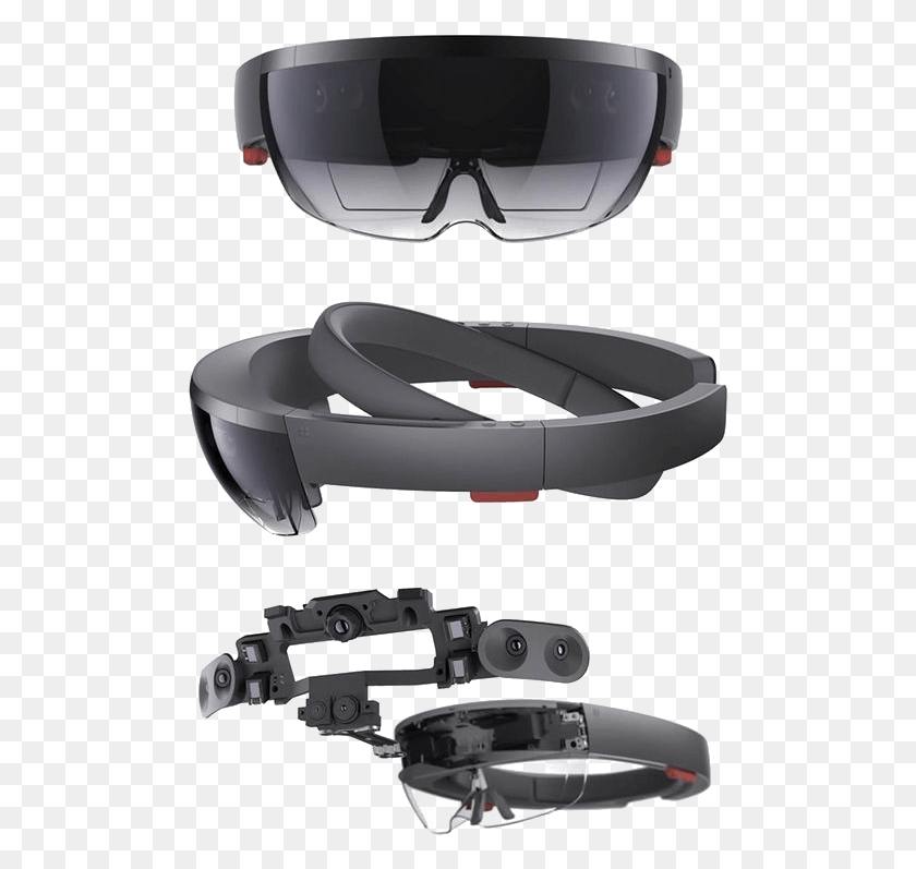 503x737 Descargar Png Tecnología Hololens Reality Kinect Vr Sensor Microsoft Microsoft Hololens Ir Sensor, Gafas, Accesorios, Accesorio Hd Png