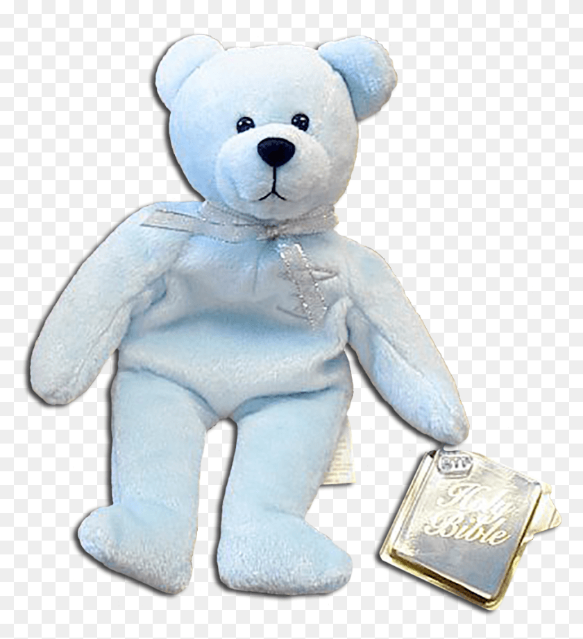 903x998 Holy Bear Purity The Baptism Blue Teddy Bear, Toy HD PNG Download