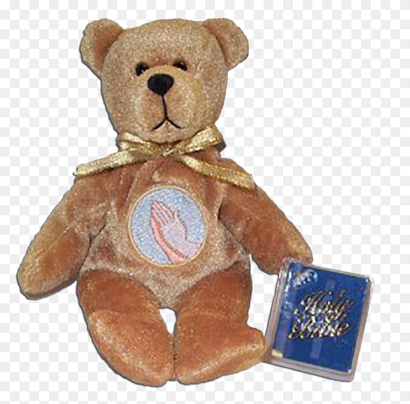 963x946 Holy Bears Amen The Prayer Bear Plush Teddy Bear Teddy Bear, Toy, Passport, Id Cards HD PNG Download