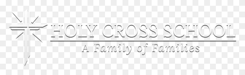 1387x354 Holy Cross School Calligraphy, Text, Alphabet, Symbol HD PNG Download