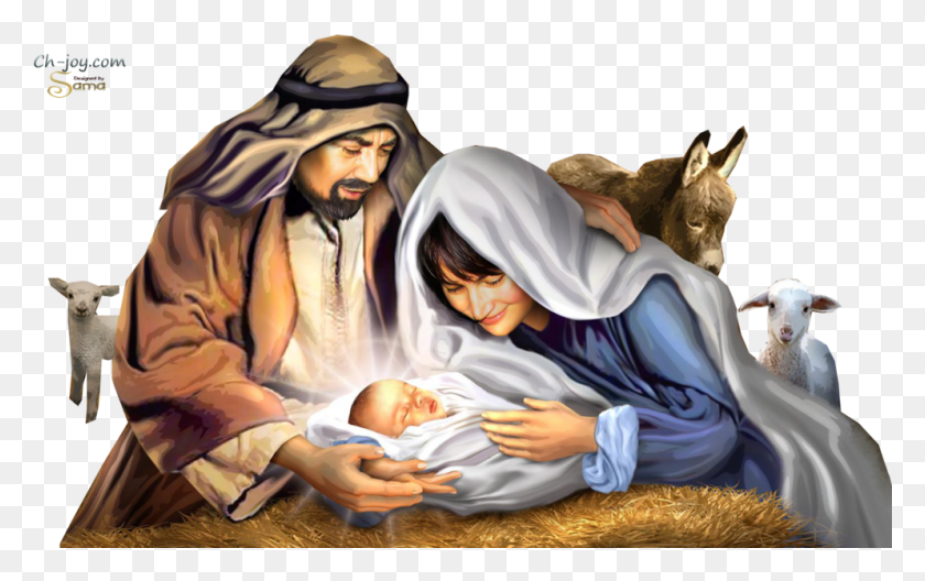 994x597 Holy Family And Birth Of Jesus By Sama By S By Joeatta78 Birth Of Jesus Christ, Person, Human, Newborn HD PNG Download