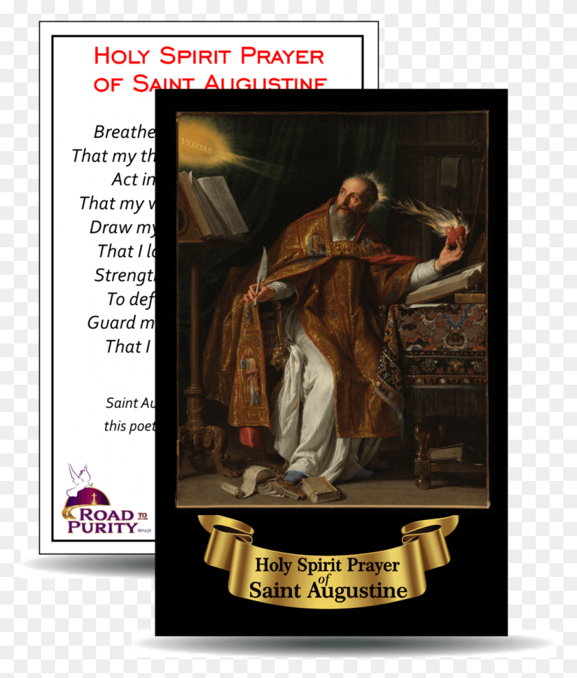 1009x1200 Holy Spirit Prayer Of Saint Augustine Painting Saint Augustine Of Hippo, Person, Human HD PNG Download