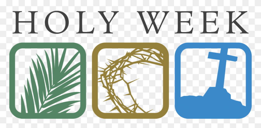 1000x456 Holy Week Holy Week 2019, Text, Word, Symbol HD PNG Download