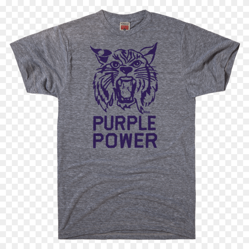 827x827 Homage Kansas State University Purple Power T Shirt, Clothing, Apparel, T-shirt HD PNG Download