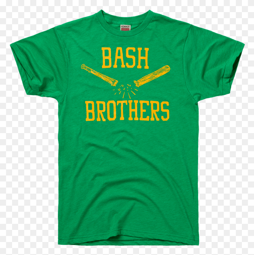 826x830 Homage Oakland A39s Bash Brothers Baseball T Shirt Bash Brothers, Clothing, Apparel, T-shirt HD PNG Download