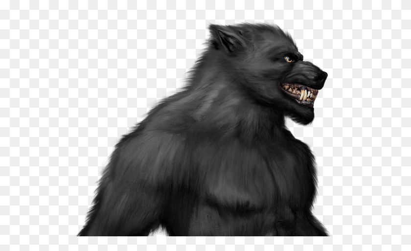 541x453 Hombre Lobo Licntropo Lycanthrope, Волк, Млекопитающее, Животное Hd Png Скачать