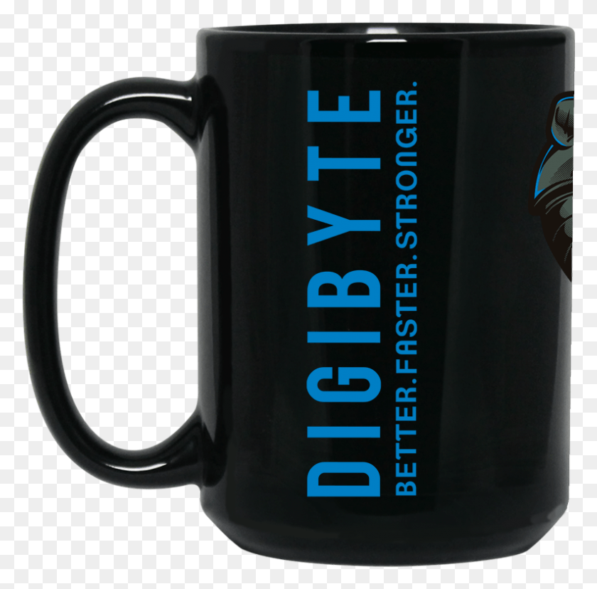 791x779 Home Accessories Digibyte Champ Large Black Mug Mug, Coffee Cup, Cup, Mobile Phone HD PNG Download