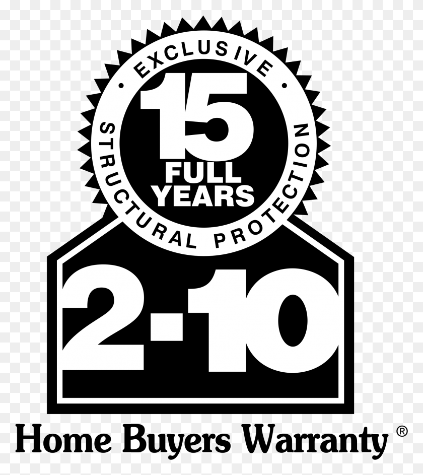 1861x2107 Home Buyers Warranty Logo Transparent 2 10 Home Warranty, Text, Symbol, Logo HD PNG Download