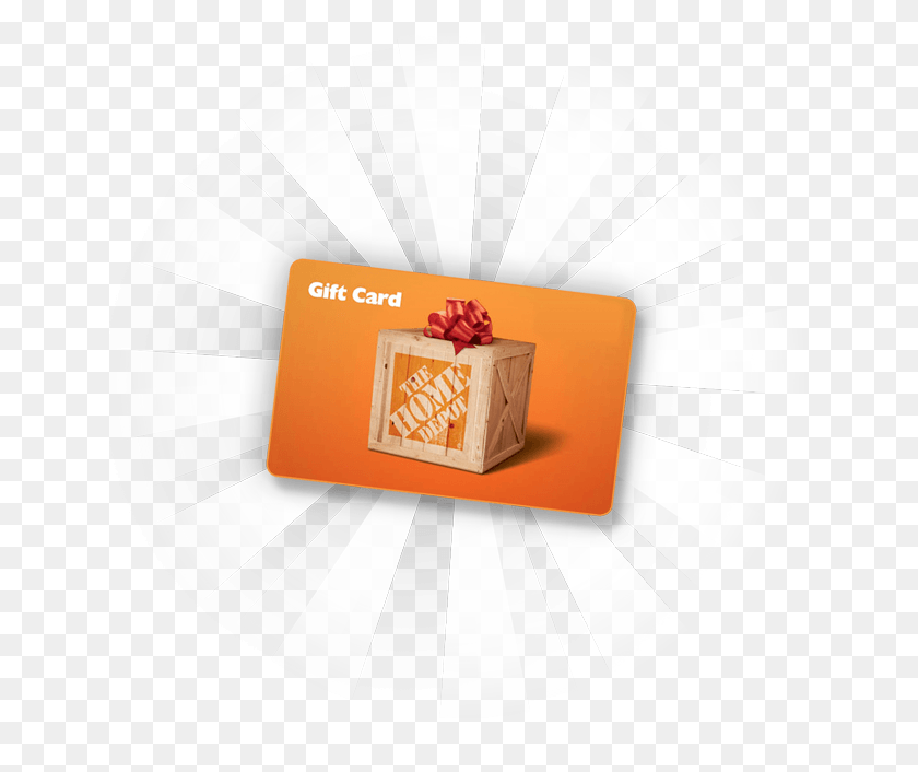 640x646 Home Depot Gift Card Illustration, Label, Text, Box HD PNG Download