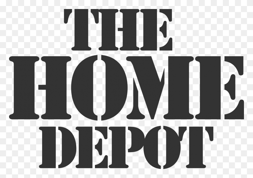 1455x993 Логотип Home Depot Картинки Для Закрепления Логотипа Home Depot Прозрачный, Текст, Алфавит, Слово Hd Png Скачать