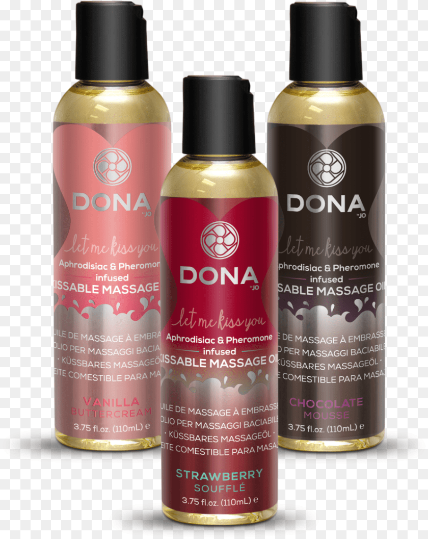 890x1120 Home Dona Kissable Massage Oil Strawberry Souffle, Bottle, Cosmetics, Perfume, Herbal Sticker PNG