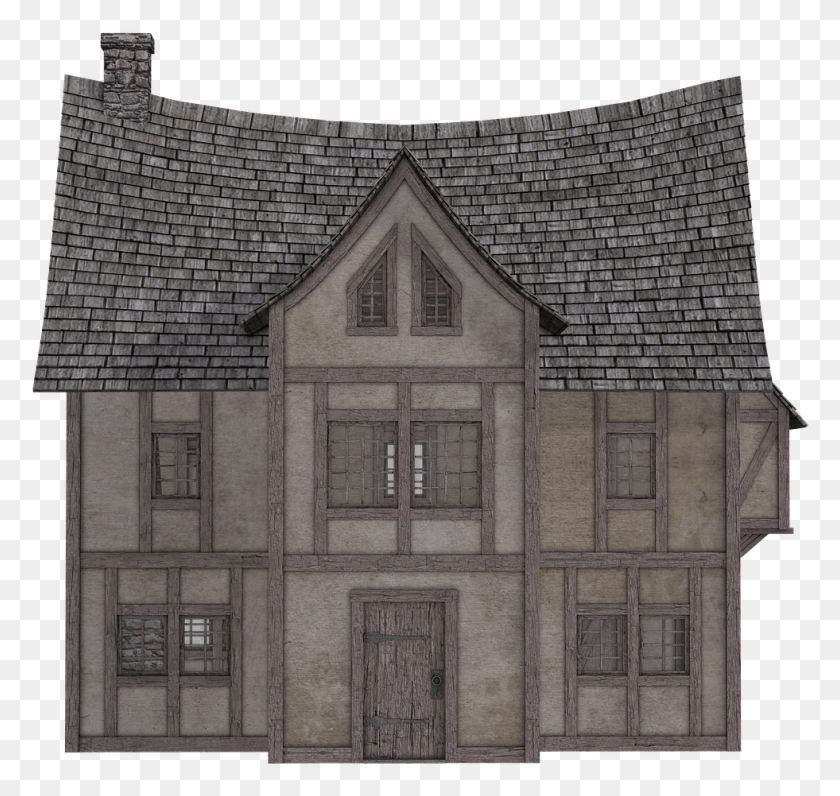 981x926 Home Fachwerkhaus Truss Image Old House, Sketch HD PNG Download