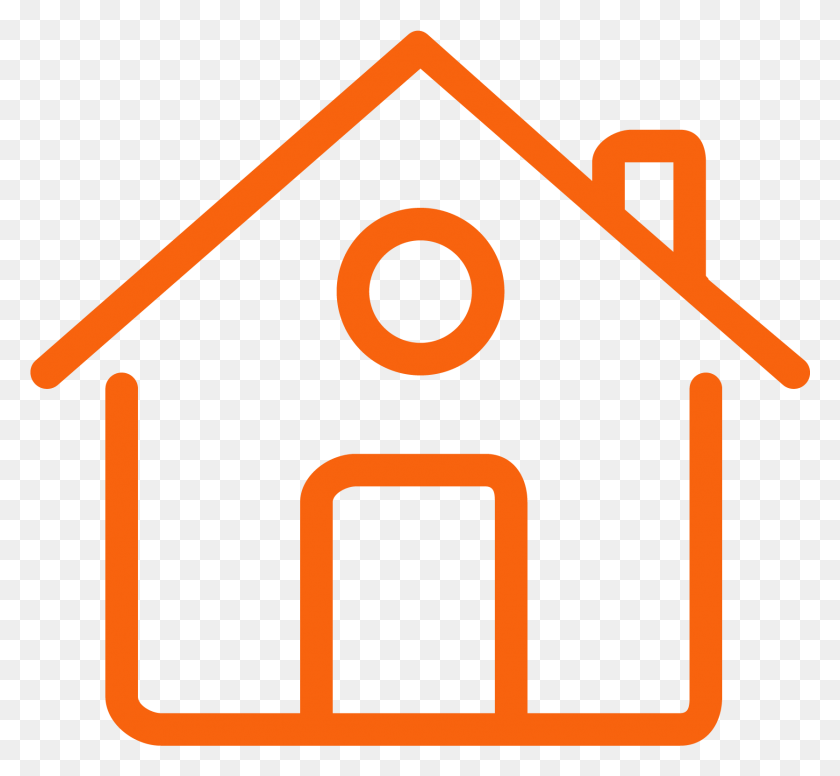 1669x1534 Home Focus 01 Smart Home Icon, Symbol, Sign, Triangle HD PNG Download