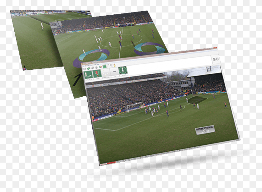 824x586 Home Graphic Systems Virtual Football, Building, Field, Stadium HD PNG Download