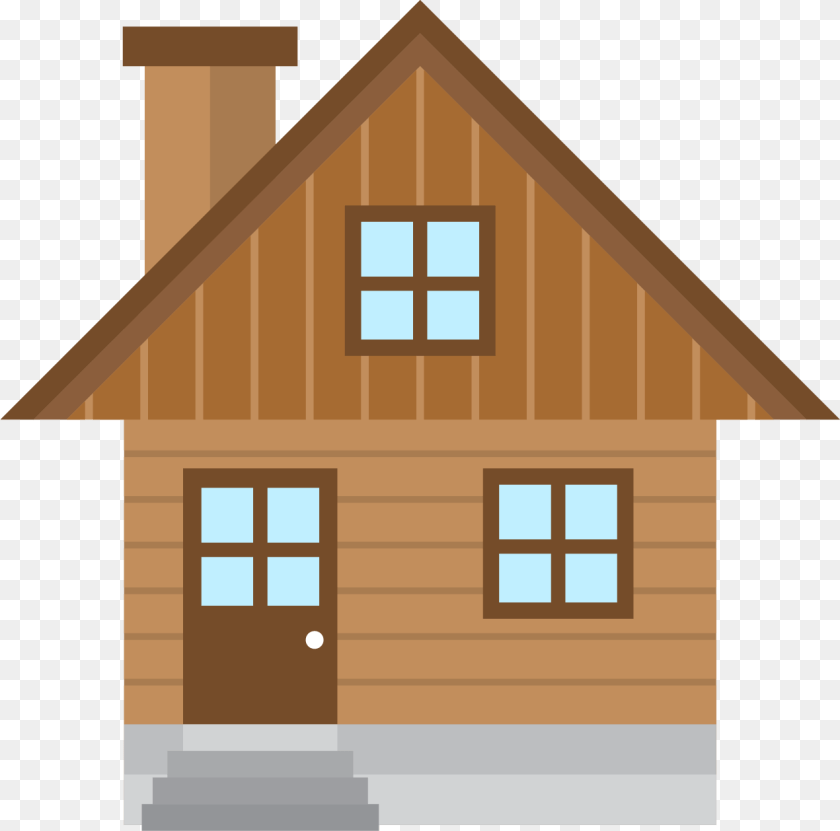 1271x1258 Home House Log Cabin Straw House 3 Little Pigs, Architecture, Building, Housing, Log Cabin Sticker PNG