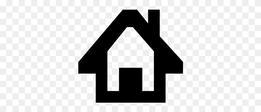 338x300 Home Icon Vector, Gray, World Of Warcraft HD PNG Download