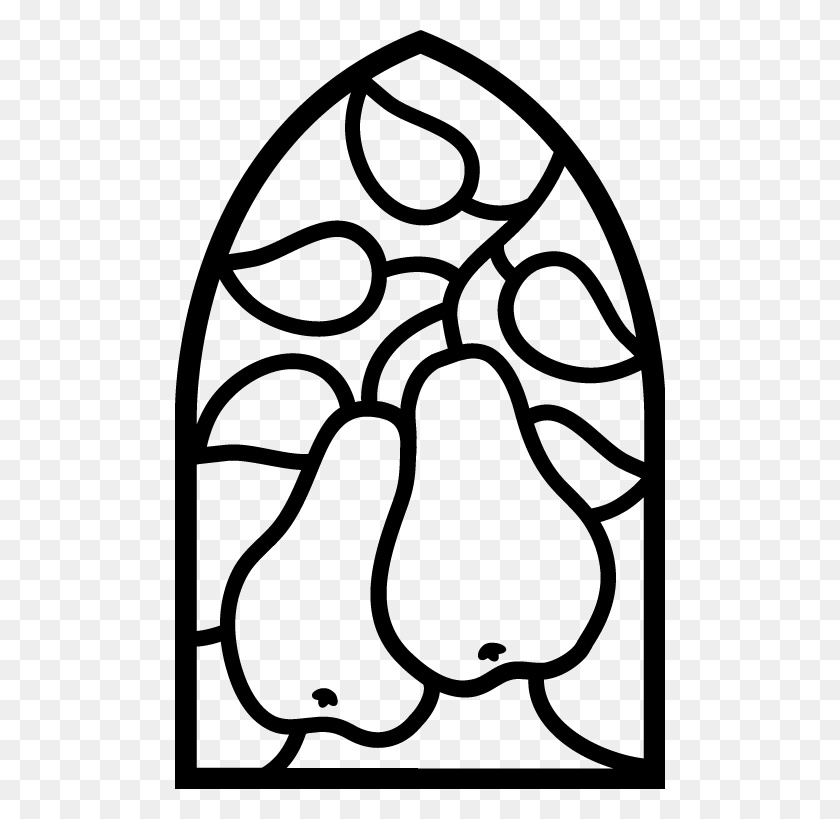 490x759 Home Line Art, Food, Plant, Pear HD PNG Download