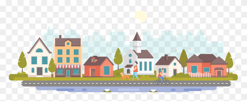 4773x1740 Home Loans House, Person, Neighborhood, Urban HD PNG Download
