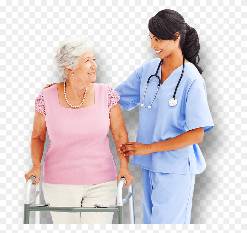 749x731 Home Nurse Home Nursing, Person, Human, People HD PNG Download