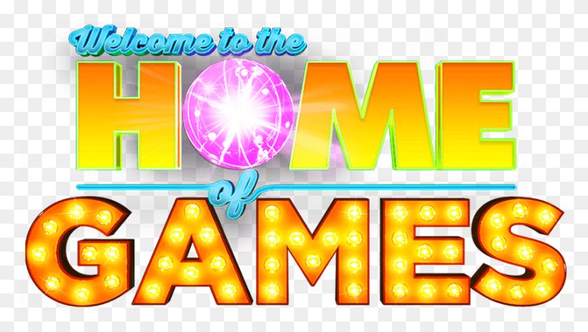 857x457 Home Of Games Graphic Design, Light, Neon, Lighting HD PNG Download