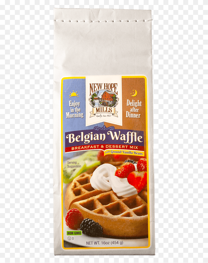 416x1001 Home Pancake Amp Waffle Mixes Belgian Waffle, Dessert, Food, Cream HD PNG Download