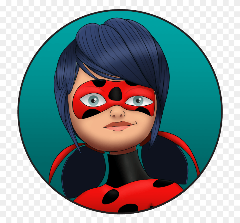 720x721 Home Pin Back Buttons Miraculous Ladybug Ladybug Illustration, Face, Person, Human HD PNG Download