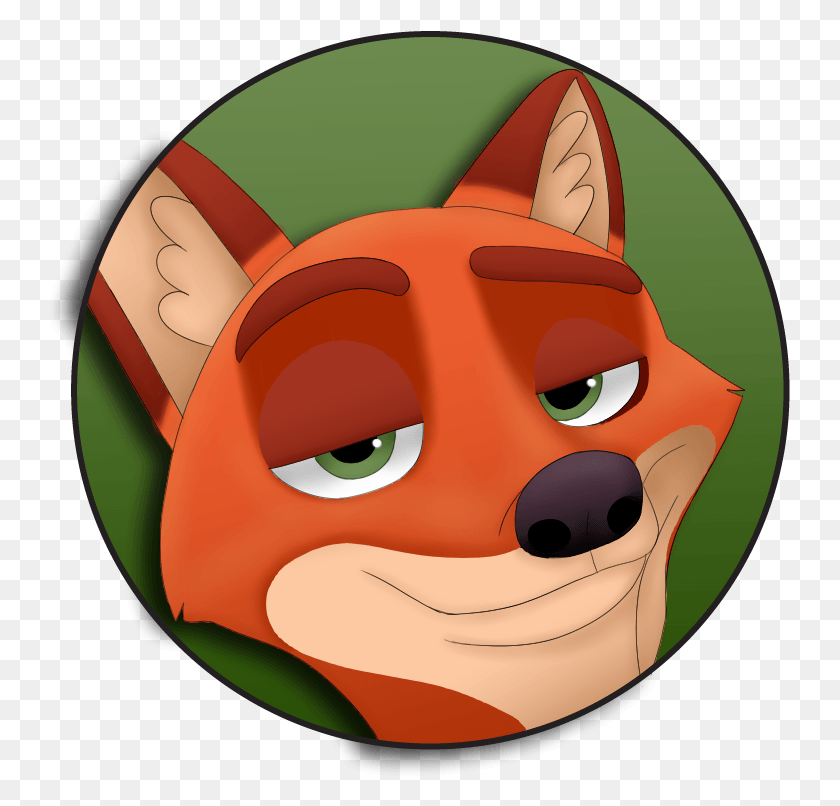 741x746 Home Pin Back Buttons Zootopia Nick Wilde Pin Cartoon, Label, Text, Helmet HD PNG Download