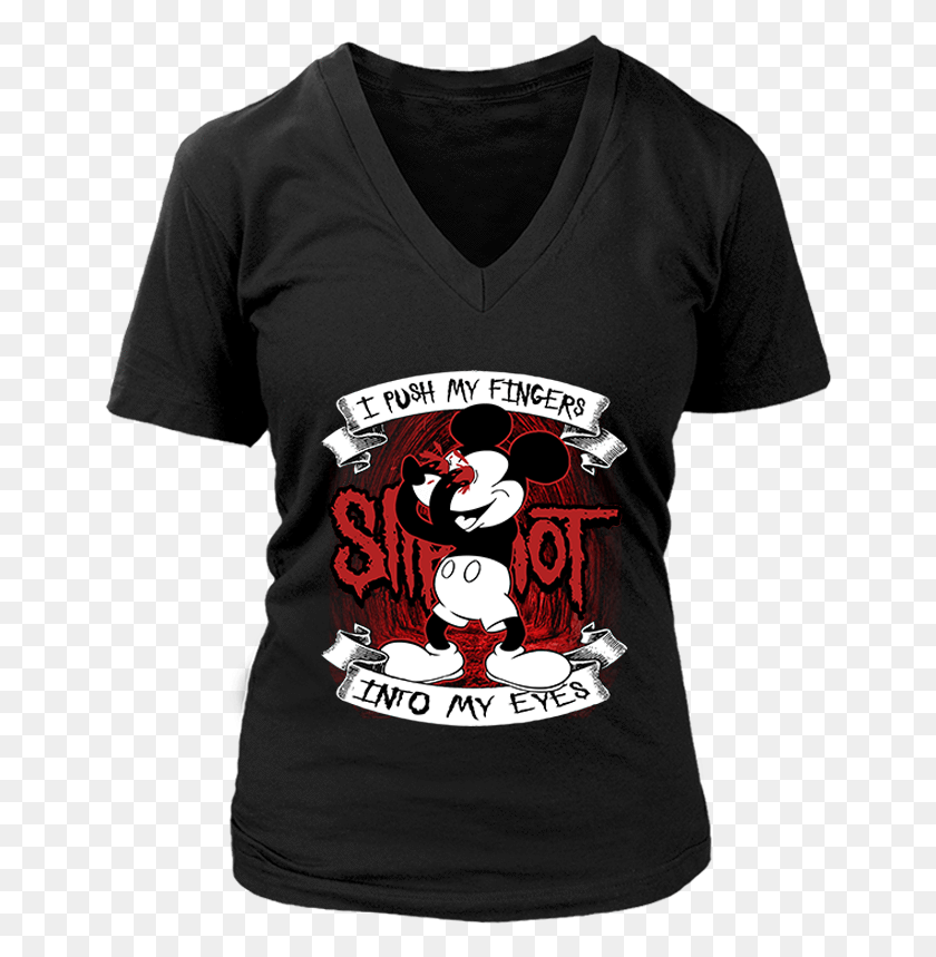 653x799 Home Products Slipknot Mickey Mouse T Shirt, Clothing, Apparel, T-shirt HD PNG Download