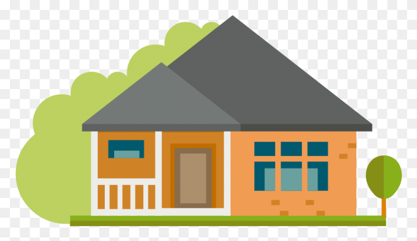 823x451 Home Right To House, Housing, Building, Villa HD PNG Download