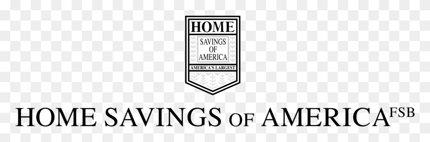2049x571 Home Savings Of America Logo Transparent Parallel, Label, Text, Poster HD PNG Download