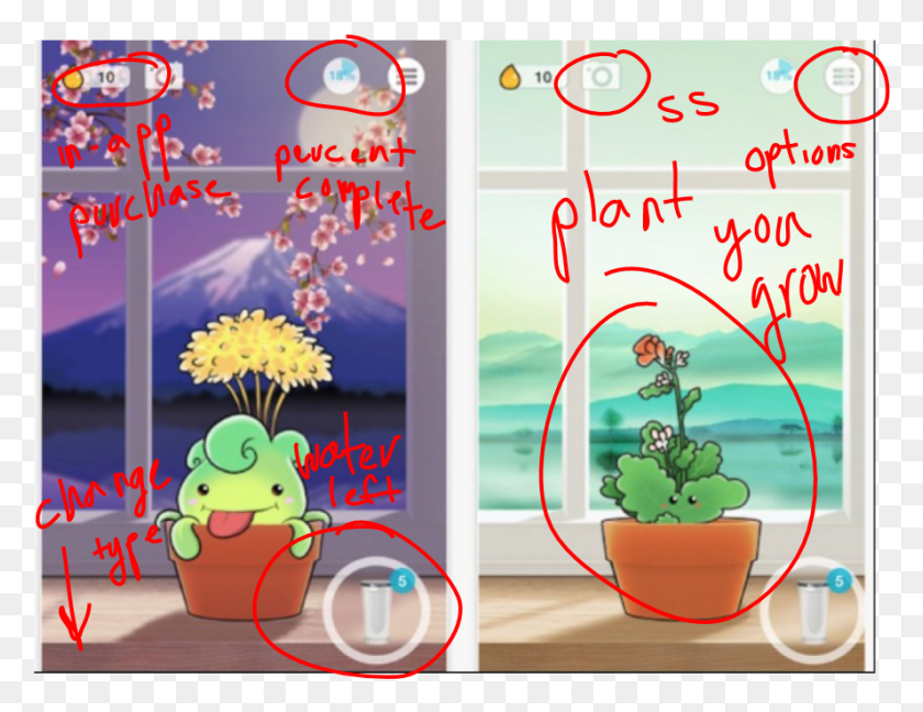 888x670 Домашний Экран Растение Няня Все Выращенные Растения, Текст, Angry Birds Hd Png Скачать